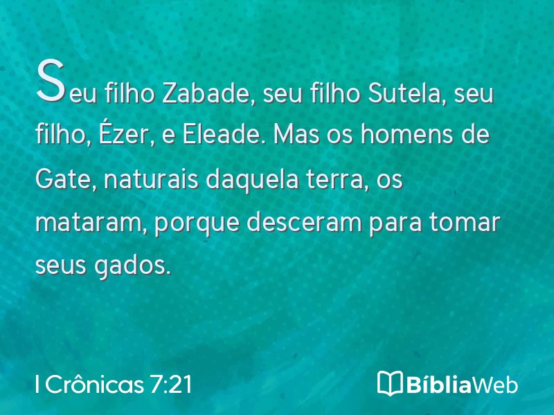 I Crônicas 7:21 em imagem para compartilhar
