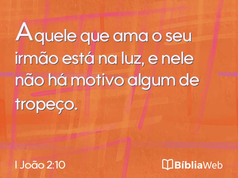 I João 2:10 em imagem para compartilhar