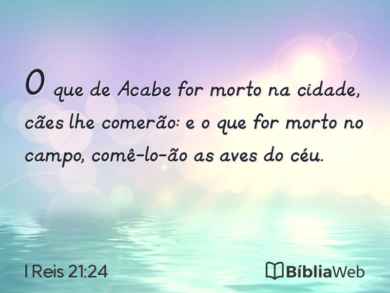 I Reis 21:24 em imagem para compartilhar