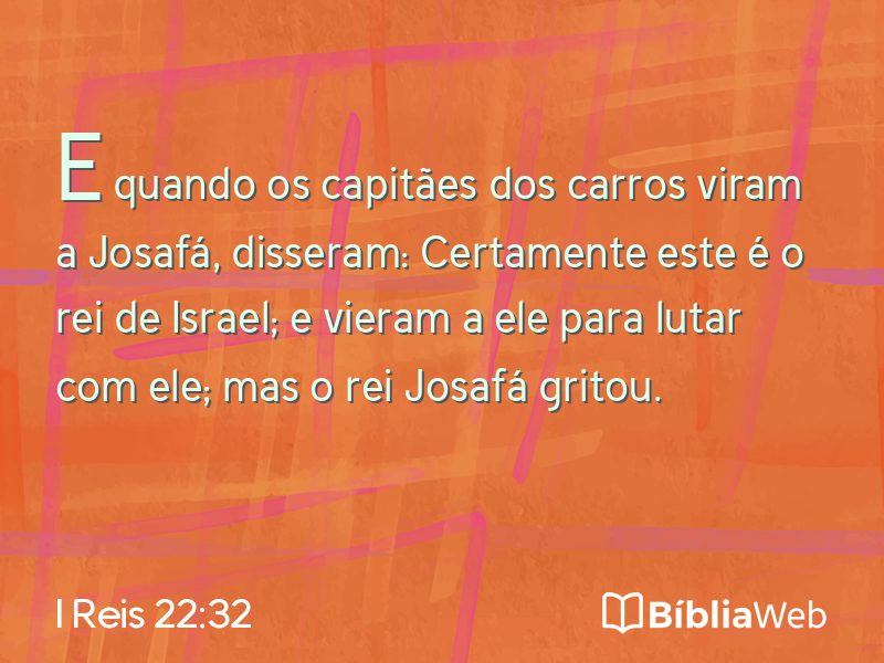I Reis 22:32 em imagem para compartilhar
