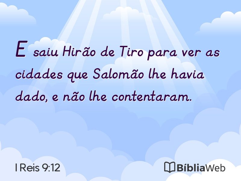 I Reis 9:12 em imagem para compartilhar