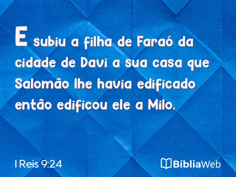 I Reis 9:24 em imagem para compartilhar