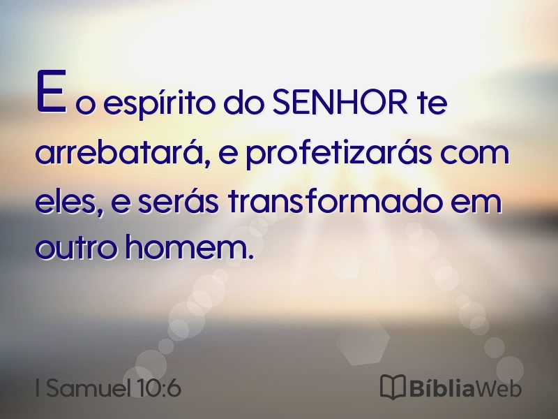 I Samuel 10:6 em imagem para compartilhar
