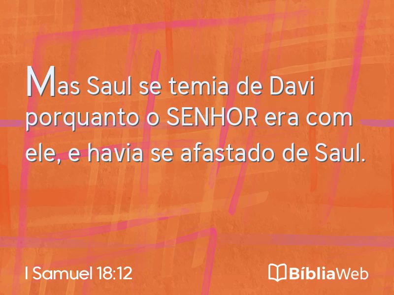I Samuel 18:12 em imagem para compartilhar