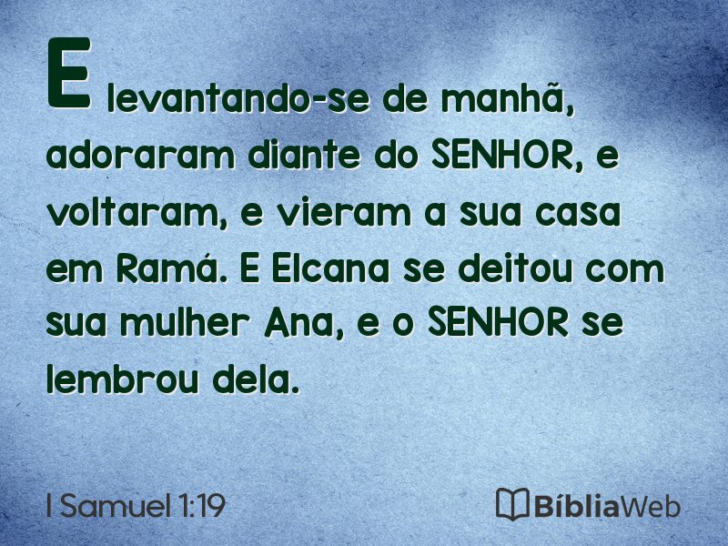 I Samuel 1:19 em imagem para compartilhar