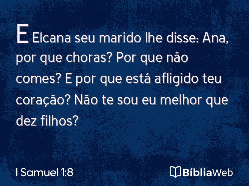 I Samuel 1:8 em imagem para compartilhar