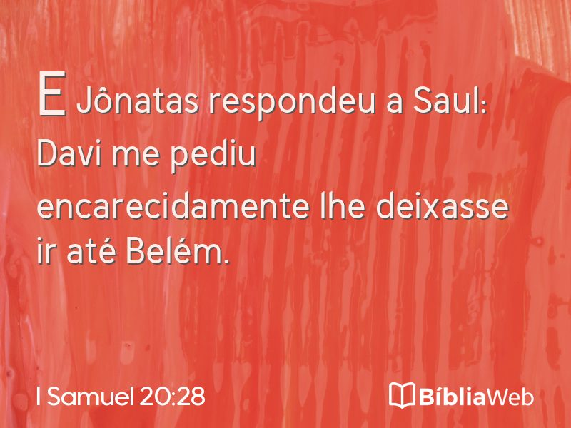 I Samuel 20:28 em imagem para compartilhar