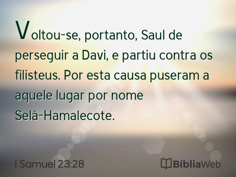 I Samuel 23:28 em imagem para compartilhar