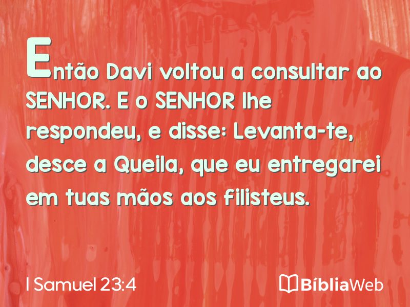 I Samuel 23:4 em imagem para compartilhar