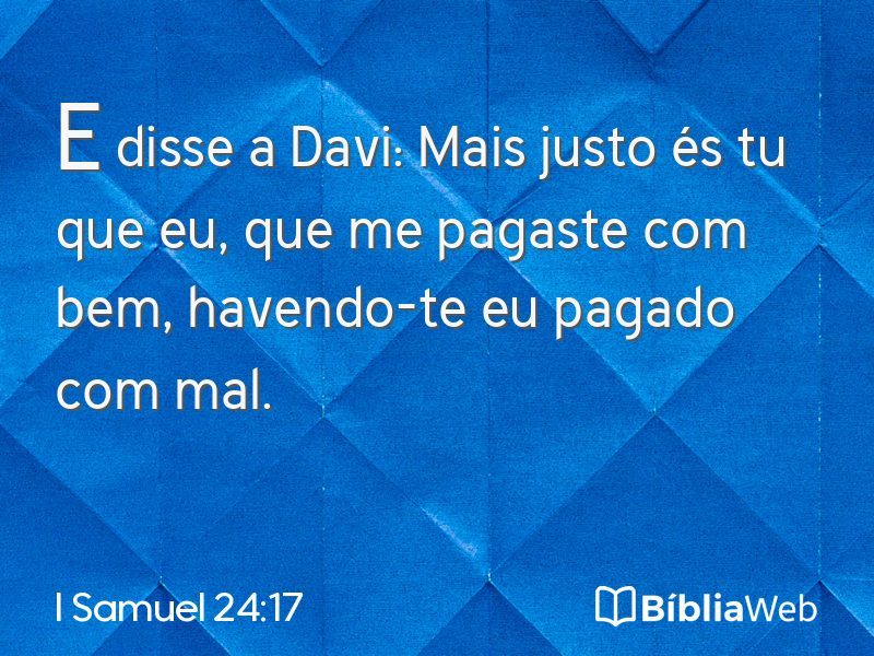 I Samuel 24:17 em imagem para compartilhar
