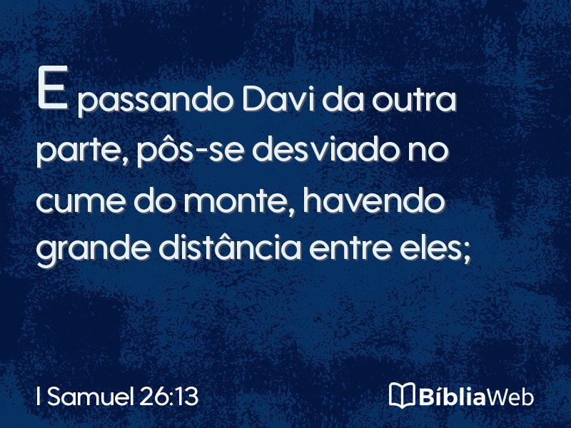 I Samuel 26:13 em imagem para compartilhar