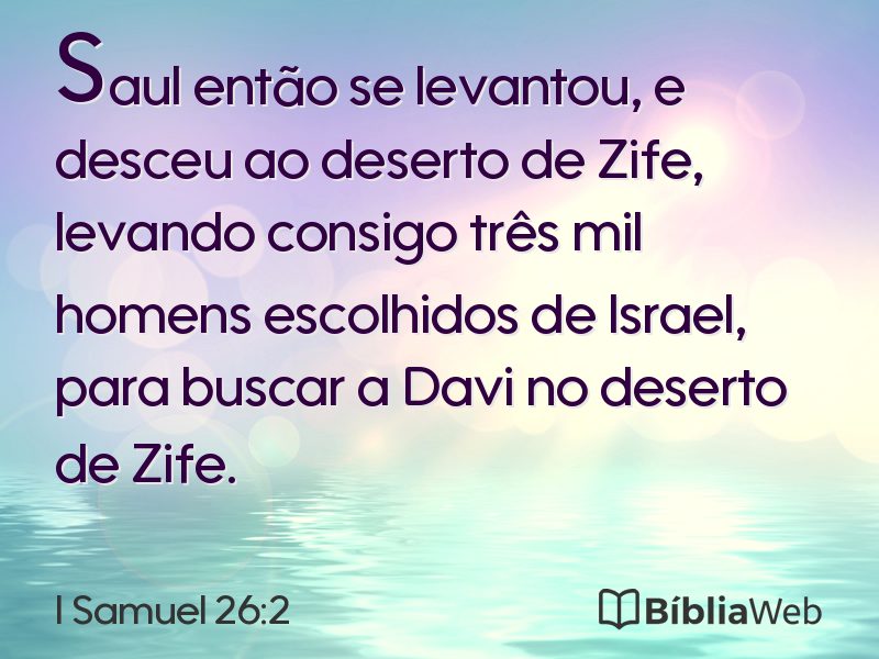 I Samuel 26:2 em imagem para compartilhar