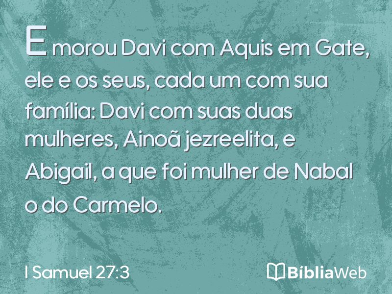 I Samuel 27:3 em imagem para compartilhar