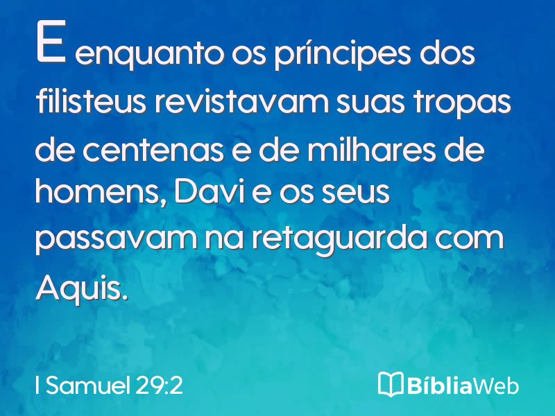 I Samuel 29:2 em imagem para compartilhar