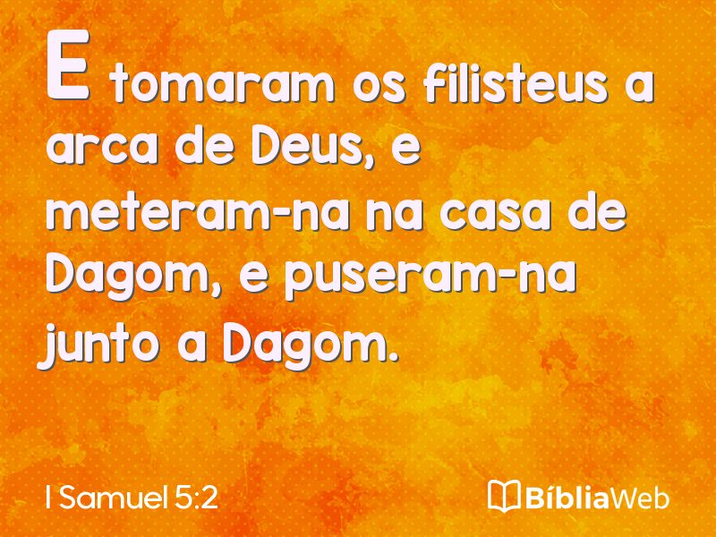 I Samuel 5:2 em imagem para compartilhar