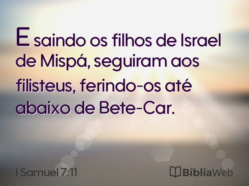I Samuel 7:11 em imagem para compartilhar