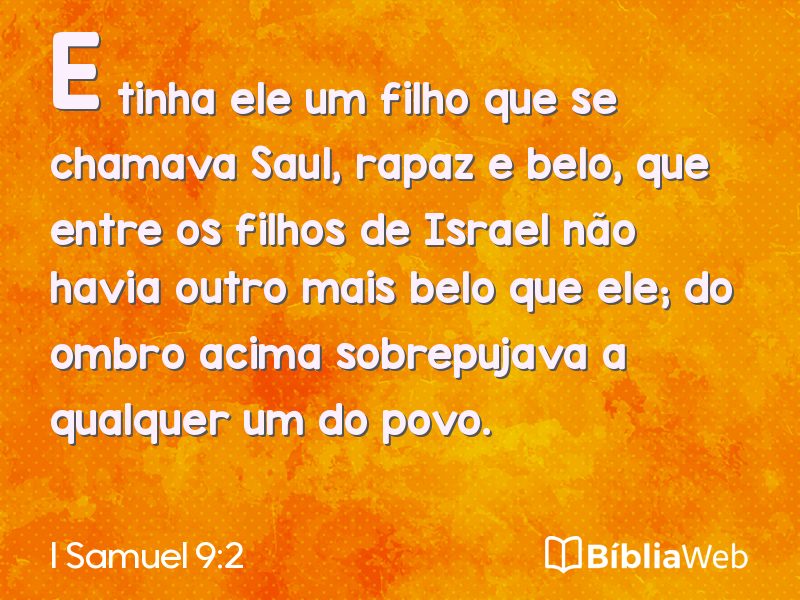 I Samuel 9:2 em imagem para compartilhar