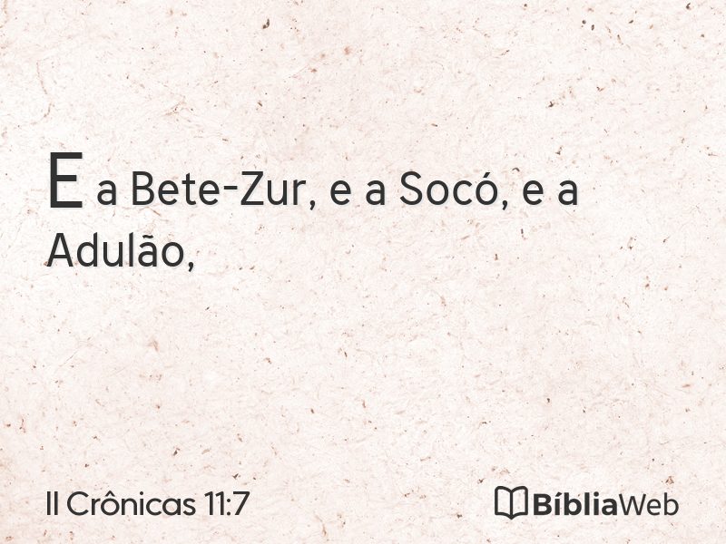 II Crônicas 11:7 em imagem para compartilhar