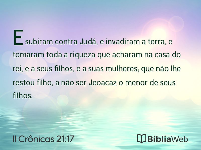 II Crônicas 21:17 em imagem para compartilhar