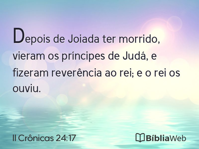 II Crônicas 24:17 em imagem para compartilhar