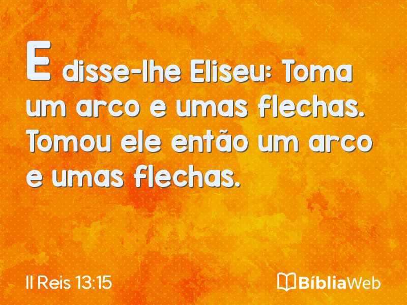 II Reis 13:15 em imagem para compartilhar