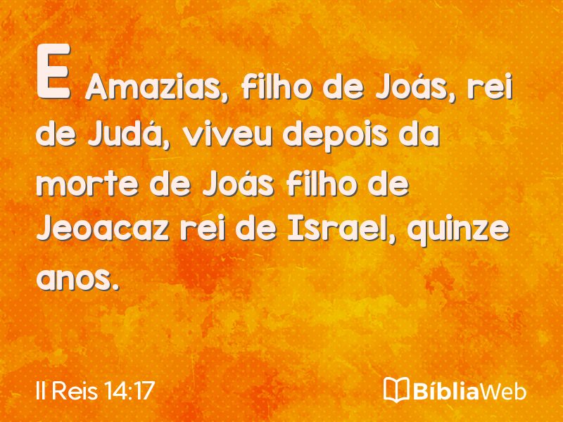 II Reis 14:17 em imagem para compartilhar