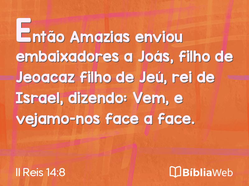 II Reis 14:8 em imagem para compartilhar
