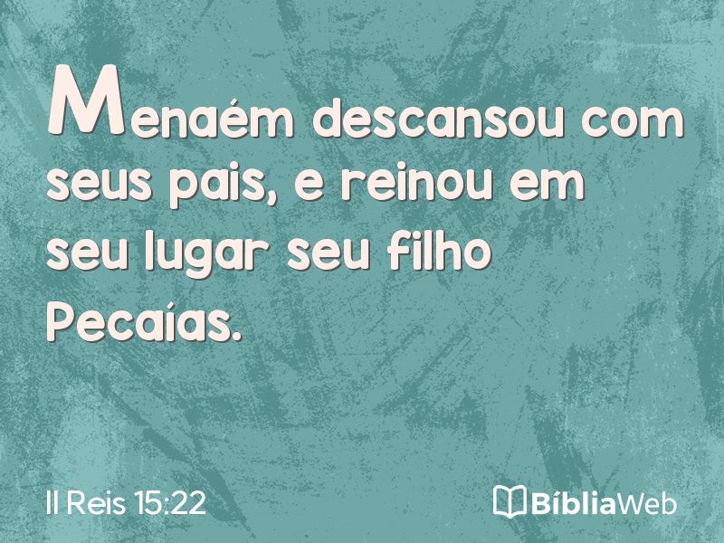 II Reis 15:22 em imagem para compartilhar