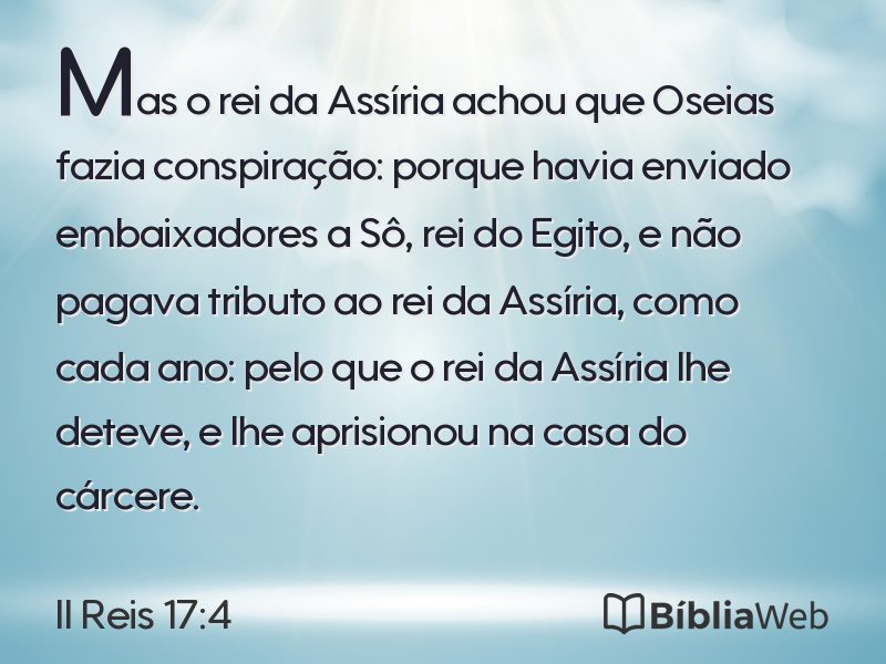 II Reis 17:4 em imagem para compartilhar