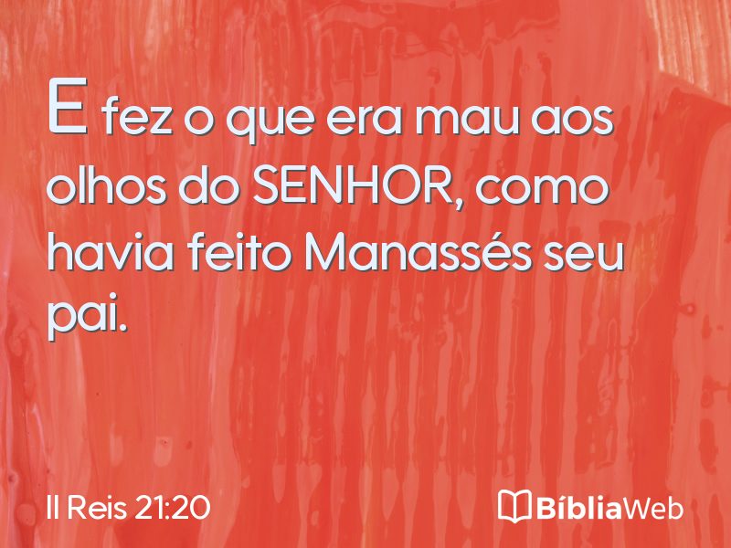 II Reis 21:20 em imagem para compartilhar