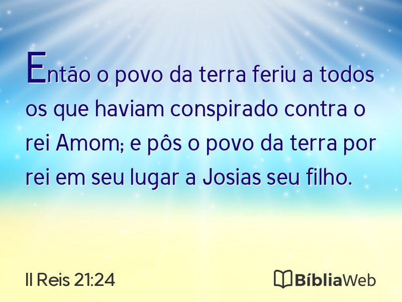 II Reis 21:24 em imagem para compartilhar