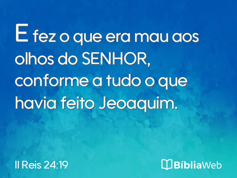 II Reis 24:19 em imagem para compartilhar
