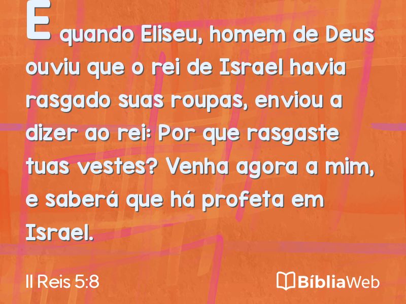 II Reis 5:8 em imagem para compartilhar