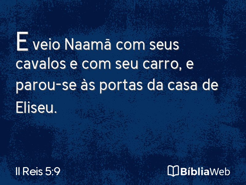 II Reis 5:9 em imagem para compartilhar