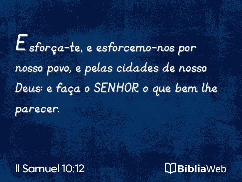II Samuel 10:12 em imagem para compartilhar