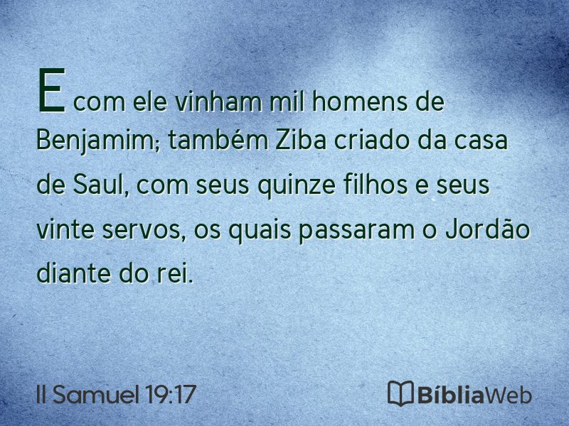 II Samuel 19:17 em imagem para compartilhar