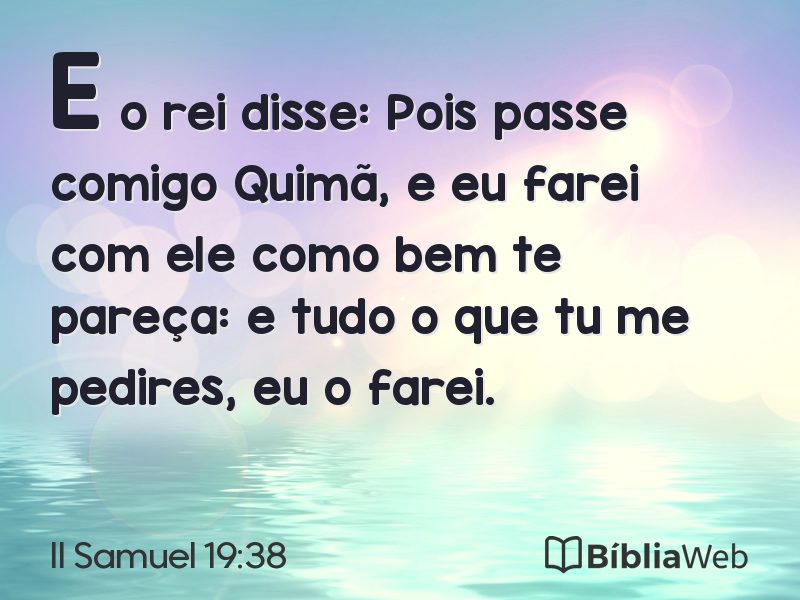 II Samuel 19:38 em imagem para compartilhar
