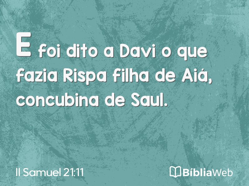 II Samuel 21:11 em imagem para compartilhar