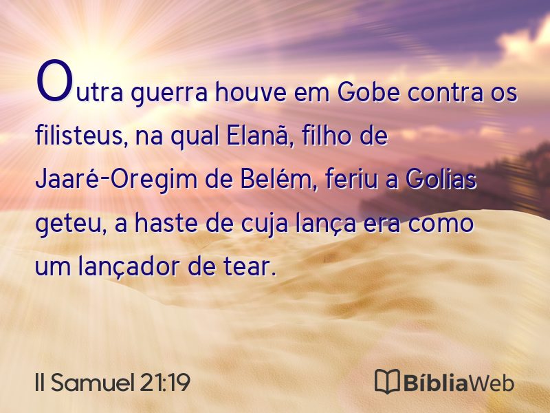 II Samuel 21:19 em imagem para compartilhar