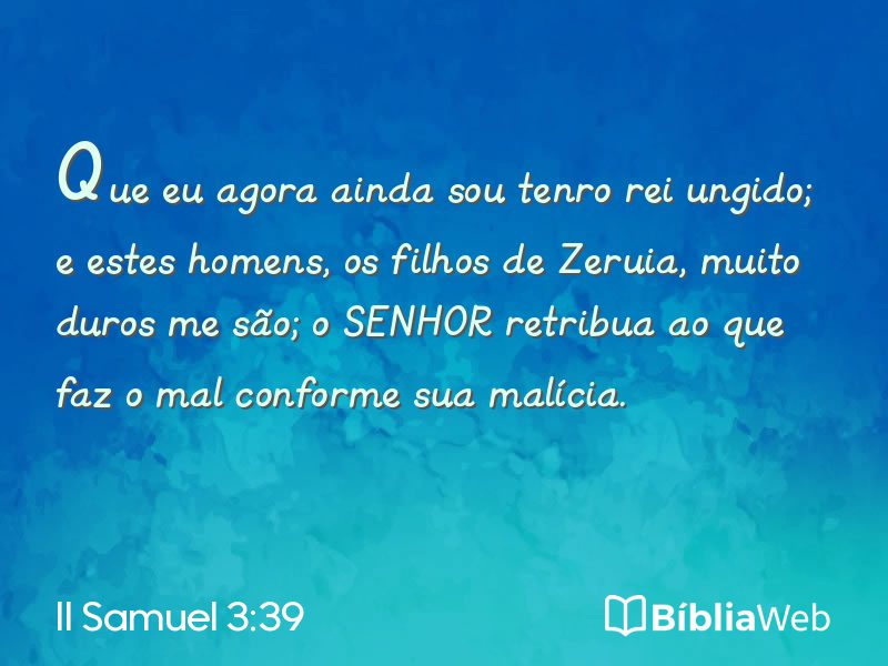 II Samuel 3:39 em imagem para compartilhar
