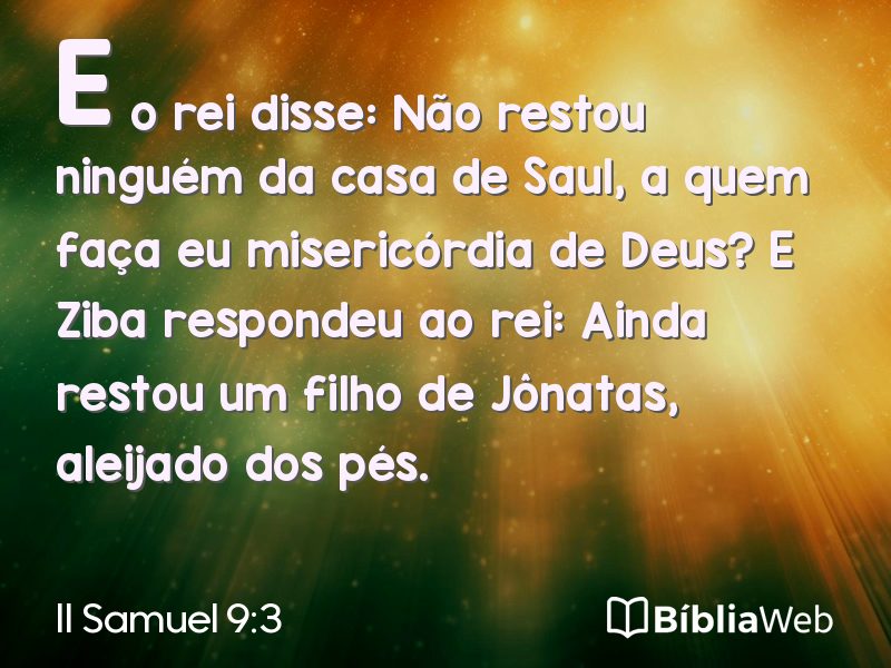 II Samuel 9:3 em imagem para compartilhar