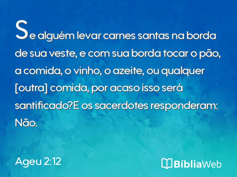 Ageu 2:12 em imagem para compartilhar