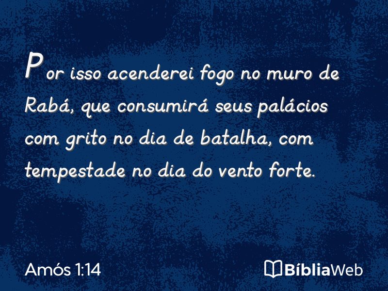 Amós 1:14 em imagem para compartilhar