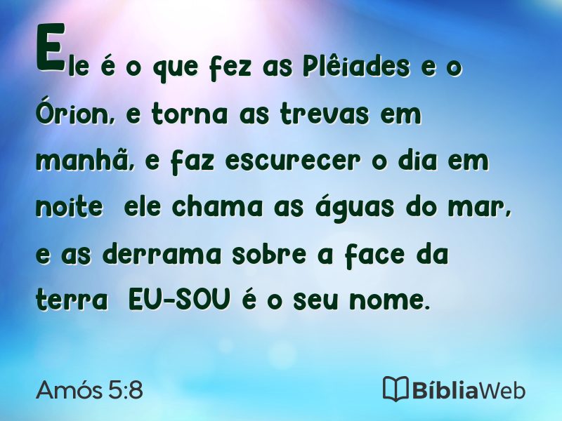 Amós 5:8 em imagem para compartilhar
