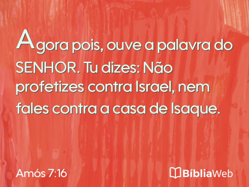 Amós 7:16 em imagem para compartilhar