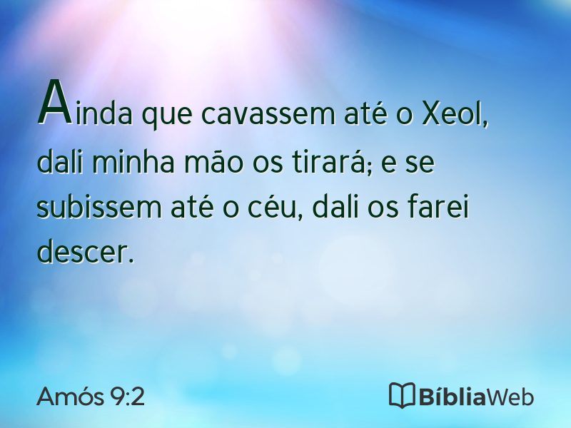 Amós 9:2 em imagem para compartilhar