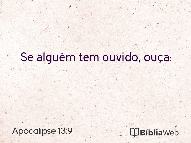 Apocalipse 13:9 em imagem para compartilhar
