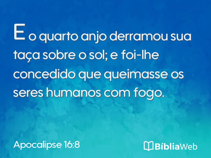 Apocalipse 16:8 em imagem para compartilhar