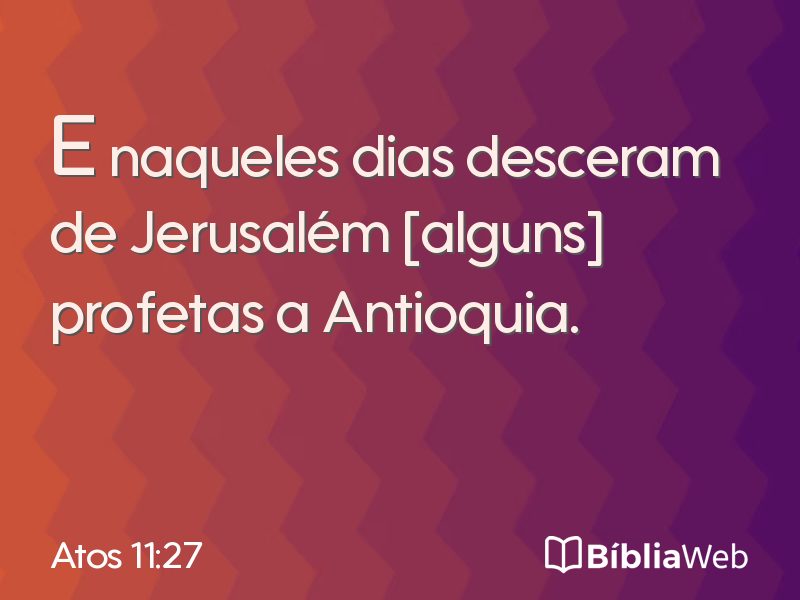 Atos 11:27 em imagem para compartilhar