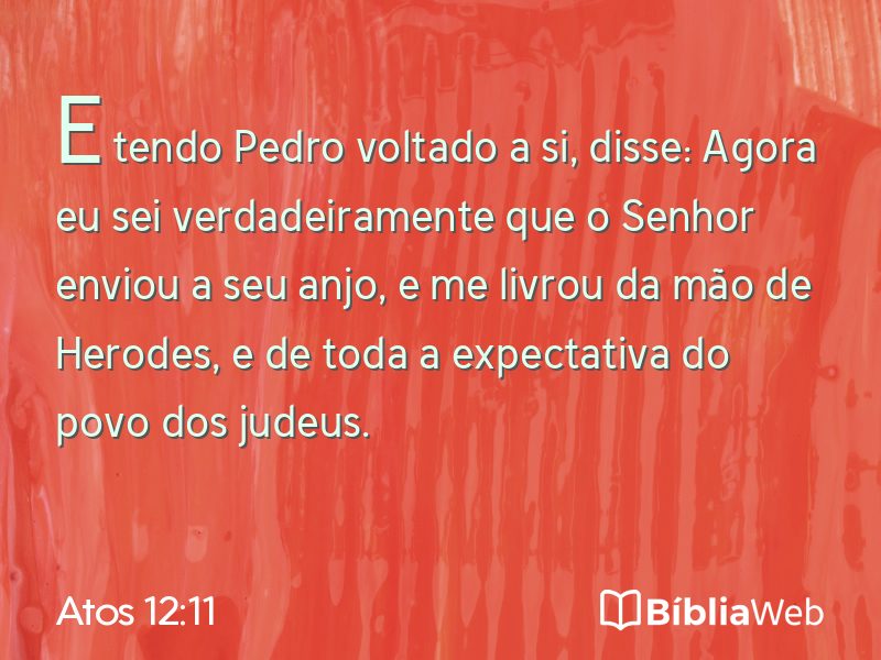 Atos 12:11 em imagem para compartilhar
